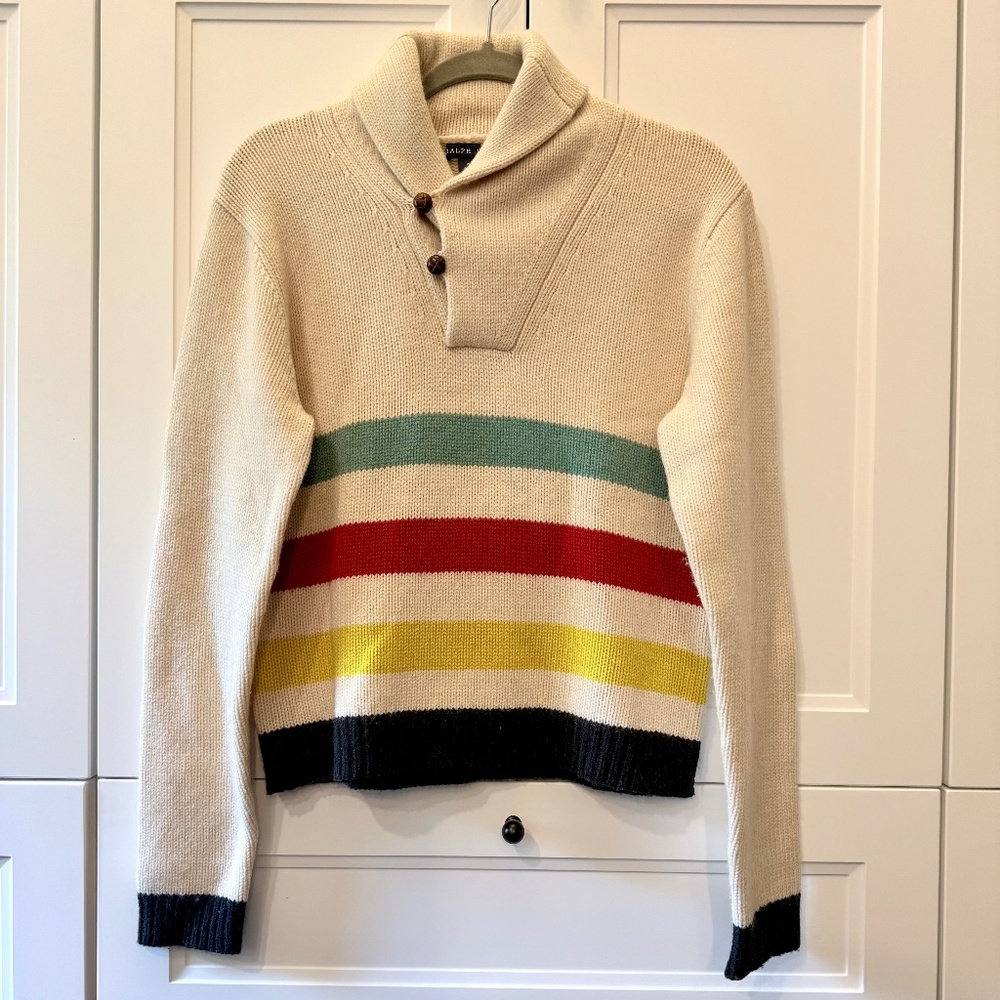 Ralph Lauren sweater cashmere blend XL
